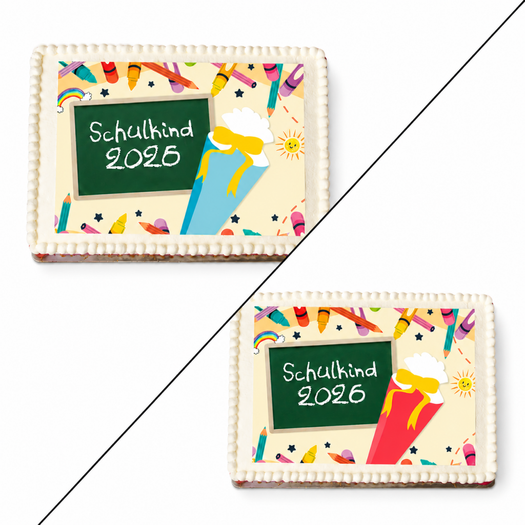 Liebevoll gestaltete Torten zur Einschulung